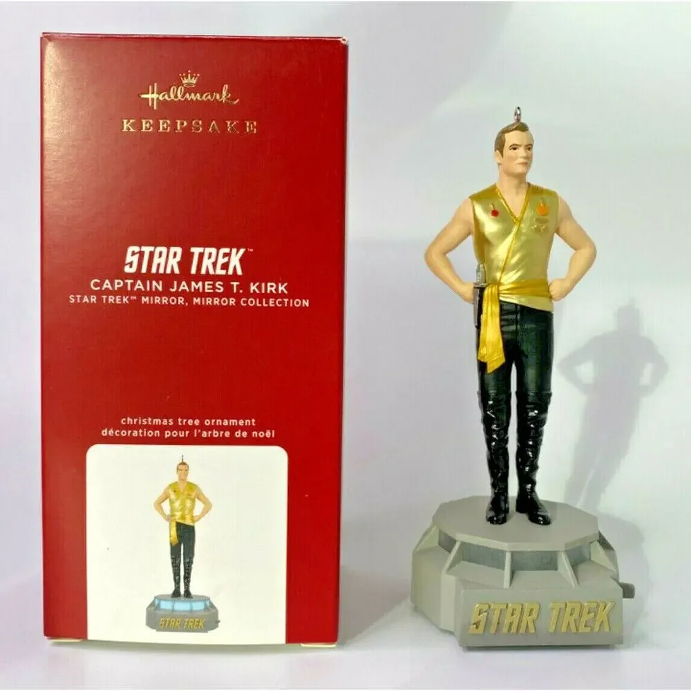 2020 Hallmark Star Trek Captain James T.‎ Kirk Ornament U64/6061